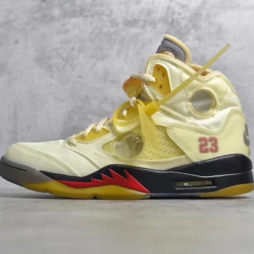 Jual OFF-WHITE x AIR JORDAN 5 RETRO SP \
