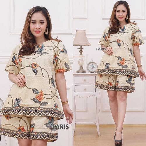 Foto Produk Unggul Batik Setelan Celana Pendek atasan wanita 2 dari Batik Nailadiba
