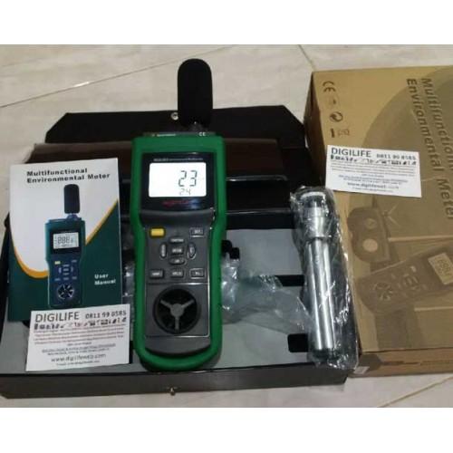 Jual MASTECH MS6300 Environment Tester Sound Lux Meter Anemometer