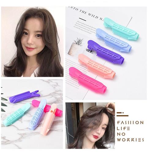 Foto Produk 2PCS Roll Rambut Premium / Roll Poni Jepit / Hair Root Fluffy Clip - Biru dari lucky pneumatic