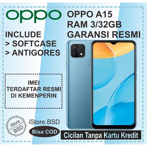 Foto Produk OPPO A15 RAM 3/32GB | TRIPLE CAMERA | CHARGING 10W | GARANSI RESMI - DEMO LIVE dari iStore BSD