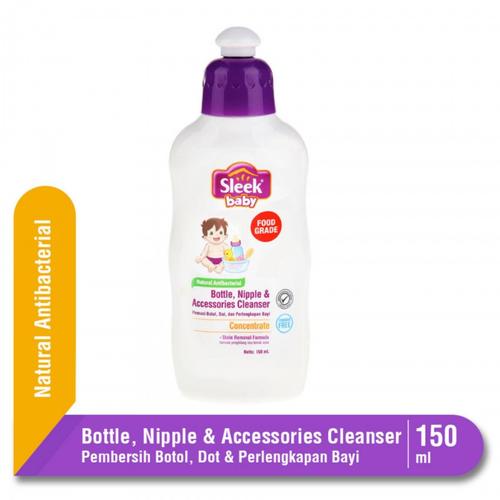 Foto Produk Sleek Baby Bottle Nipple & Accessories Cleanser 150 ml dari i do my hobbies