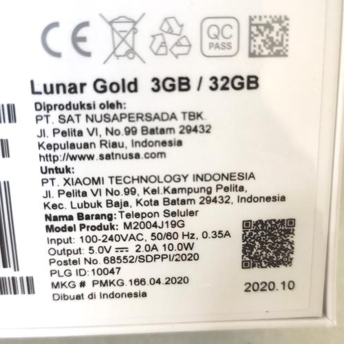 Foto Produk Xiaomi Redmi 9 3/32 4/64 Garansi Resmi - Lunar Gold, 3-32GB dari Sunjaya Shop