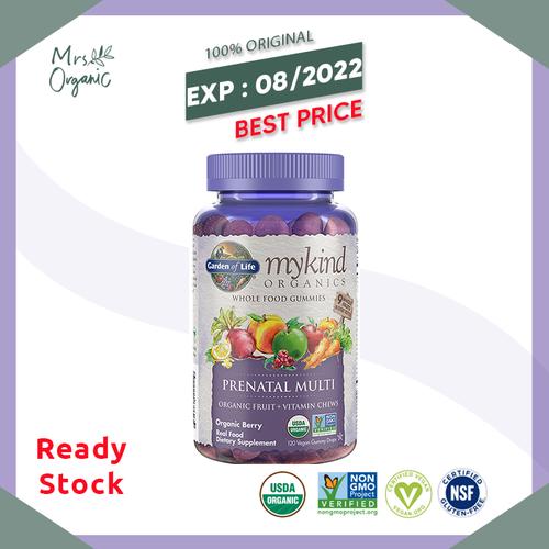 Foto Produk Garden of Life, MyKind Organics, Prenatal Multi, Berry,120 Vegan Gummy dari Mrs Organic