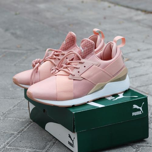 Puma Womens Puma Muse Satin 40 Puma Women's Muse Satin Ii Trainers