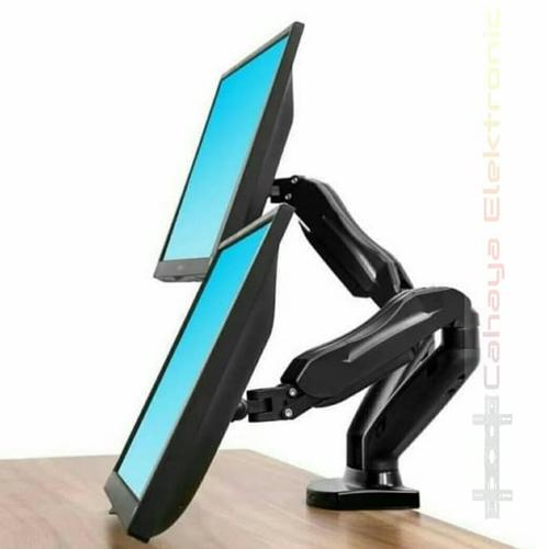Jual SitStand Double Dual Monitor ARM 