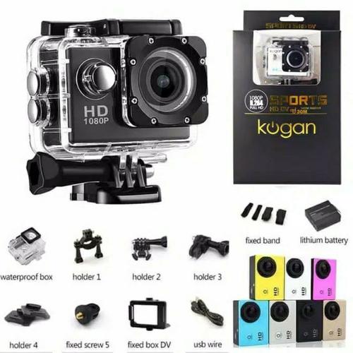Foto Produk Kogan Action Camera Sport Cam HD DV 12MP 1080P Water Resistant dari TommyAccStore