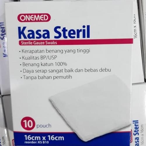 Foto Produk kasa steril onemed / Kasa Kotak 16x16 / Onemed Kasa dari winnermedical