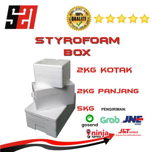 Promo Box Styrofoam Es Krim Ikan Sayuran 2kg 5kg 2KGKOTAK Kota