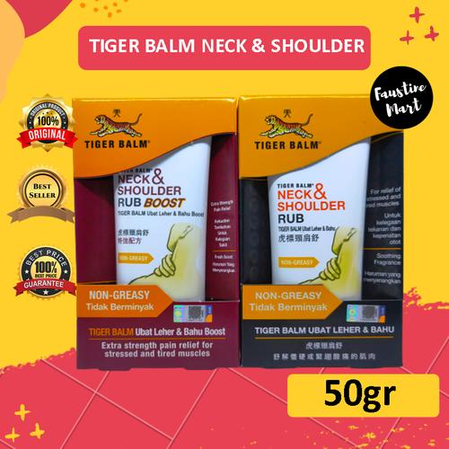 Foto Produk TIGER BALM NECK & SHOULDER RUB & BOOST BALSEM GEL NYERI LEHER BAHU - Hitam dari Faustine Mart