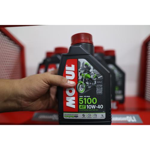 Foto Produk MOTUL 5100 4T 10W40 1 Liter ESTER dari Juragan Olie