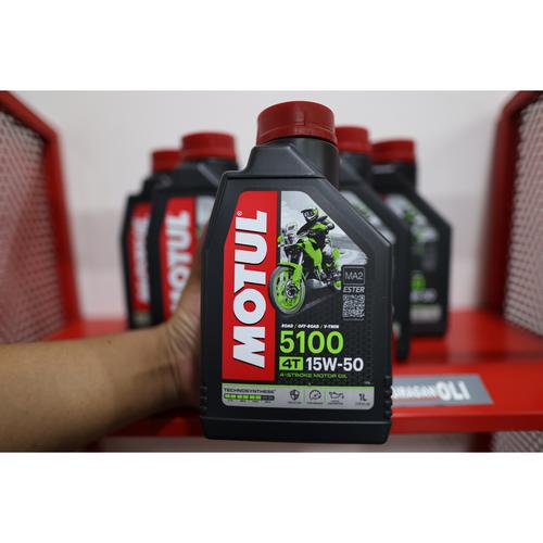 Foto Produk MOTUL 5100 4T 15W50 1 Liter ESTER dari Juragan Olie