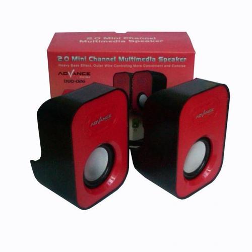 Foto Produk Advance Duo-026 Speaker - Merah dari Palugada Distribusi
