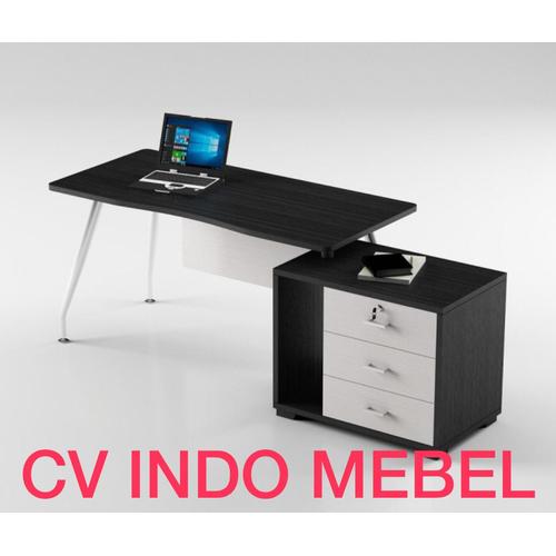 Jual meja kerja minimalis kantor meja tulis / kerja office makassar