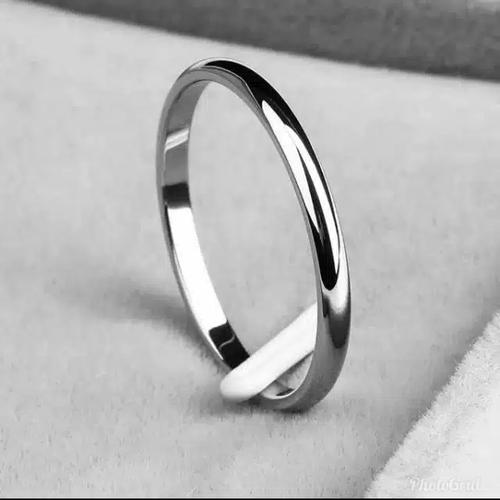 Foto Produk cincin titanium couple tipis - Putih, 18 dari aksesorisolsopp89