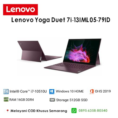 Lenovo Yoga Duet 7i-13IML05-79ID Intel Core i7-10510U RAM 16GB SSD 512 di  Lazir_ind Tokopedia