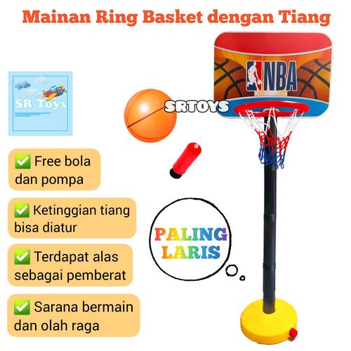 Jual Ring Basket Anak Dengan Tiang Basketball Kab. Mojokerto SR