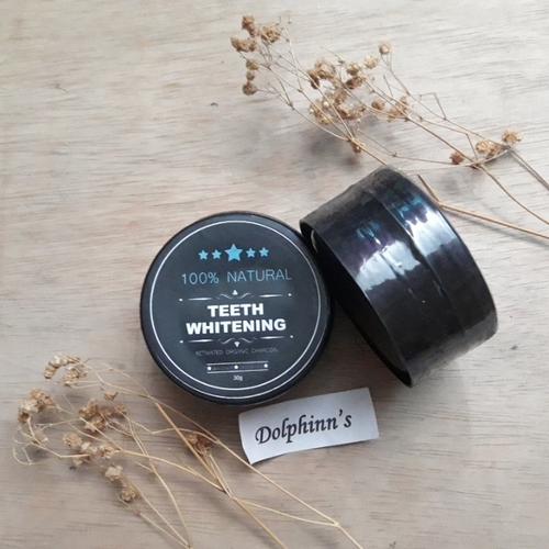 Foto Produk teeth whitening activated organic charcoal / pemutih gigi arang BAMBOO dari DOLPHINN'S