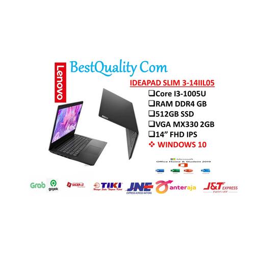 Jual Lenovo Ideapad 3 14iil05 Core I3 1005g1 Mx330 2gb 4gb 512ssd Win10 Ohs Jakarta Pusat Bestquality Com Tokopedia