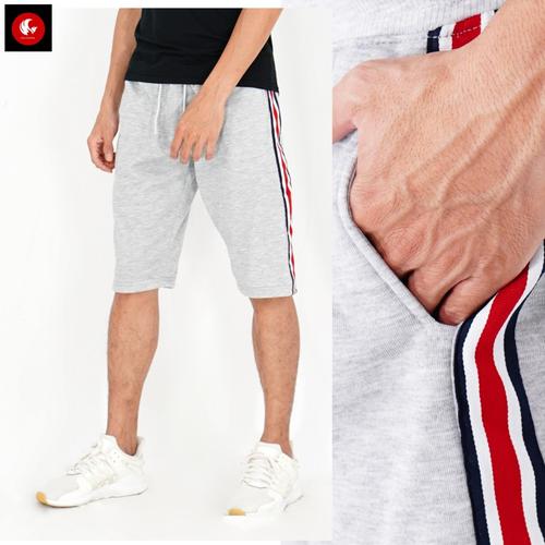 Foto Produk KENEDY Size M-XXL Okechuku Celana Pendek Pria Celana Santai Pria Short - Abu Muda, XL to XXL dari Okechuku