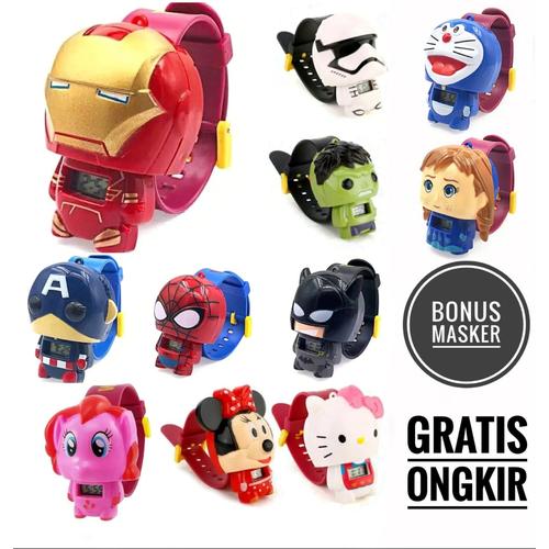 Foto Produk Jam tangan anak laki laki karakter / Jam anak / Jam karakter - Batman dari fina fani store