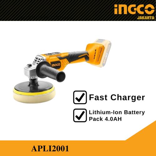 MESIN POLISHER CORDLESS 20V PACK 4.0AH 
