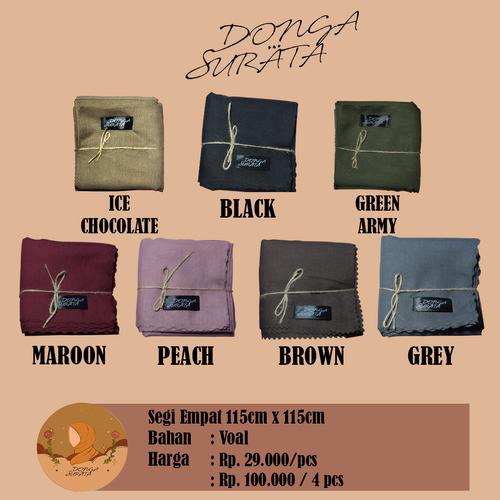 Foto Produk Paket Hemat Kerudung/Hijab Segi Empat Voal Laser Cut dari HaeyHijab Official