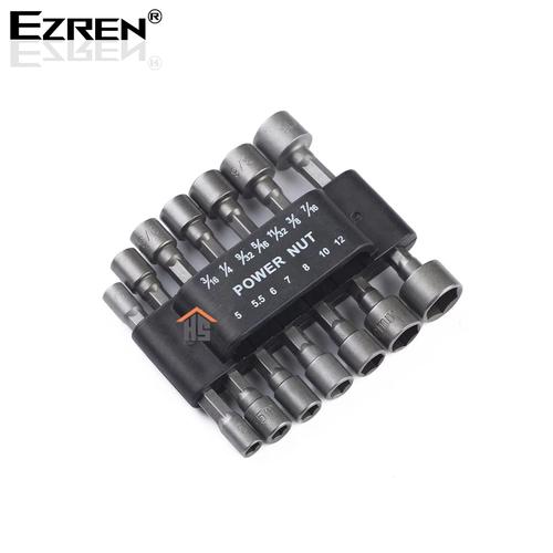 Foto Produk Ezren 14 Pcs Imperial Impact Hex Bit Socket Set Driver Adaptor Socket dari HOUSE SPAREPART