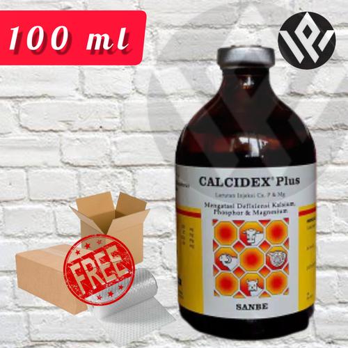 Foto Produk CALCIDEX PLUS Injeksi 100 ml Obat Sapi Kambing dll PT Sanbe Farma dari Poultryworld