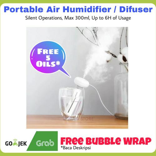 Foto Produk Humidifier Aromatherapy Difuser Portable Taffware 300ml - Paket Lengkap dari ZigZag-Store