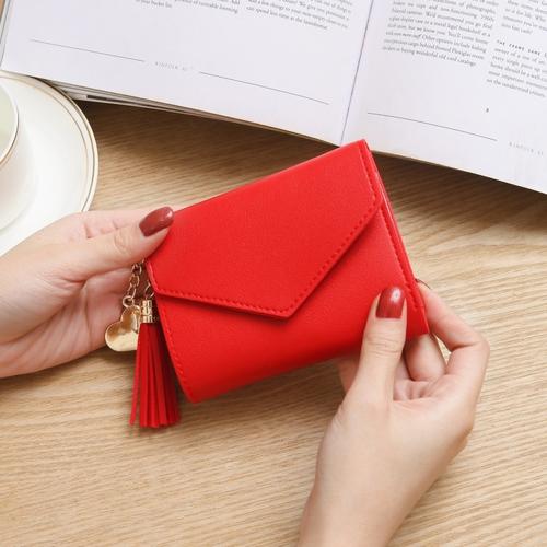 Foto Produk Dompet wanita | Dompet kecil wanita | Dompet lipat wanita polos S177F - Merah dari Disiniada168