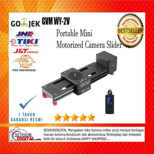 Promo GVM WY2V Portable Mini Motorized Camera Slider original Mini