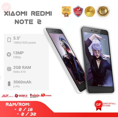 Foto Produk Xiaomi Redmi Note 2 2/16 - Hitam dari Gratefull Store Online