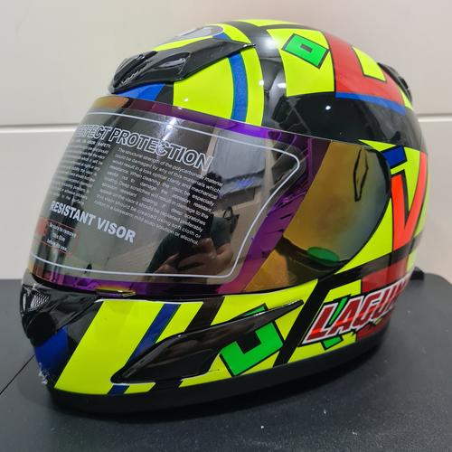 Foto Produk Helm JPN fullface laguna black gloss dari Ideal Flora
