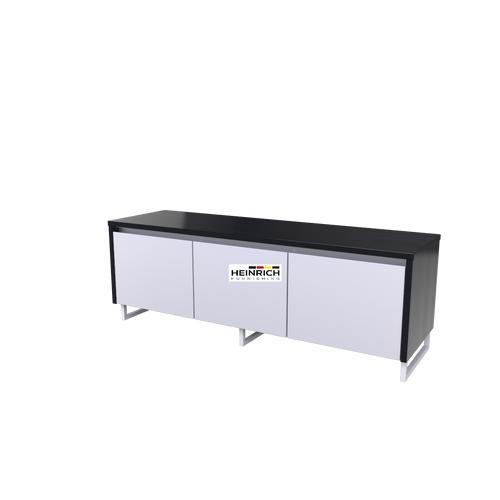 Gambar Neo Combi Meja TV Cabinet Lemari Entertainment Unit Ruang Tamu - Putih CoklatTua, 150 cm dari Heinrich Interior Jakarta Utara Tokopedia