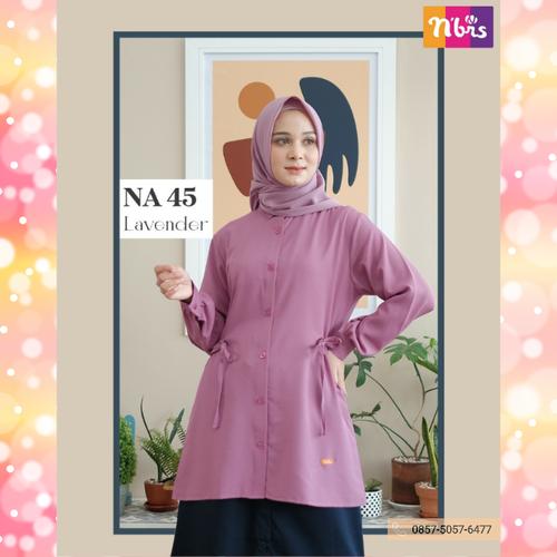 Jual Nibras Atasan Na 45 Warna Ungu Lavender Baju Tunik Blus Kerja Kantor Lavender S Kota Tangerang Selatan Hibban Online Shop Tokopedia