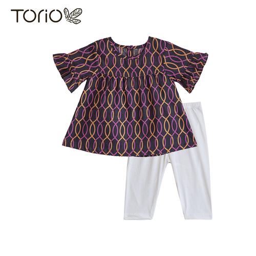 Foto Produk Torio Legging Set Purlpe Fancy - Baju Setelan Anak Perempuan - 2-3 tahun dari Torio