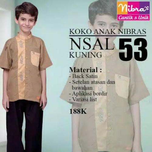 Foto Produk Setelan Koko Anak NSAL 53 by Nibras dari kedai berkah