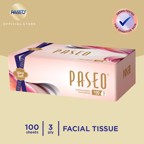 Foto Produk Paseo Ultra Soft Tissue Wajah Box 100 Sheet dari Paseo Tissue Official