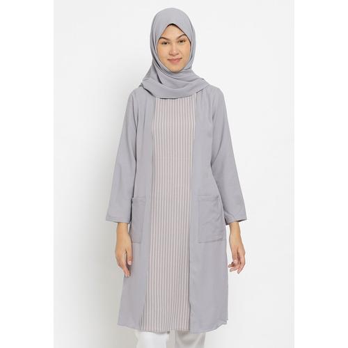 Foto Produk Hassenda - Puricia Dress Muslim Wanita Zivah - S dari Hassenda Group