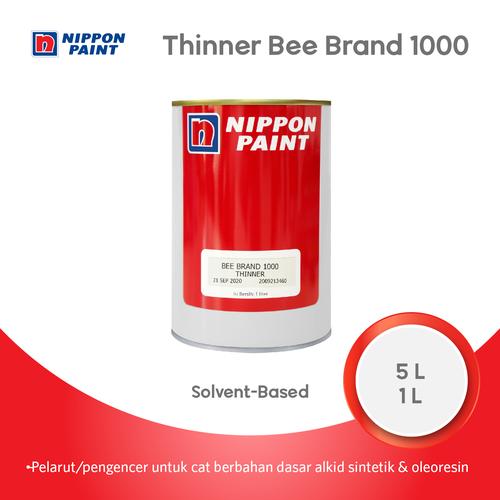 Jual THINNER BEE BRAND 1000 1L/5L PELARUT THINNER ALKYD NIPPON PAINT