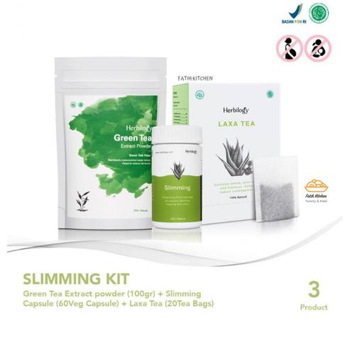 Foto Produk Herbilogy Paket Slimming Kit Dengan Green Tea dari Fatih Kitchen