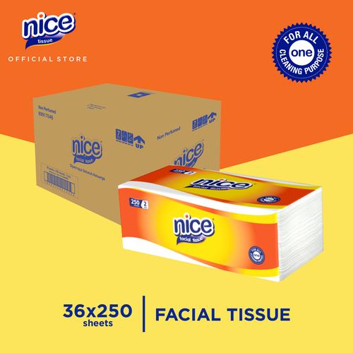 Foto Produk Karton - Nice Tissue Wajah Soft Pack 250 Sheets x 36 pcs dari Paseo Tissue Official