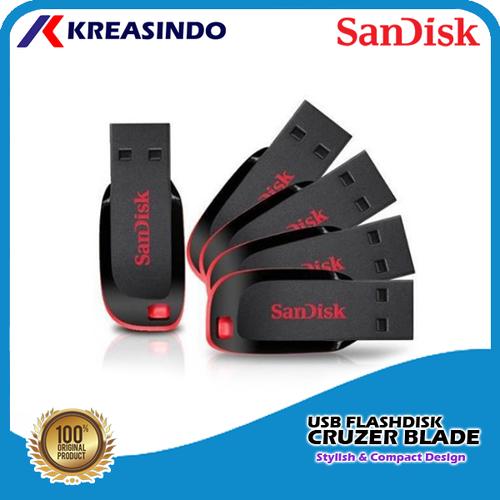 Gambar Sandisk Cruzer Blade USB Flashdisk 16gb 32gb 64gb 128gb 256gb 512gb - 16gb dari Kreasindo Online Jakarta Pusat Tokopedia