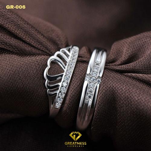 Foto Produk Cincin Kawin Nikah Platinum GR-006 dari Greatness Jewelry