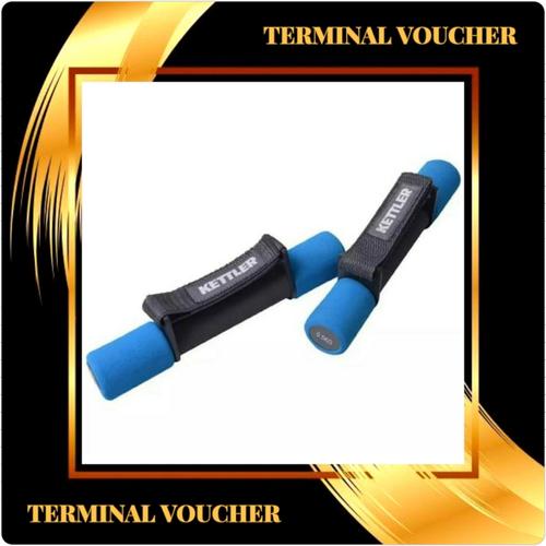 Foto Produk soft aerobic dumbell kettler 1kg/pair (senam/joging/aerobik) dari terminal voucher