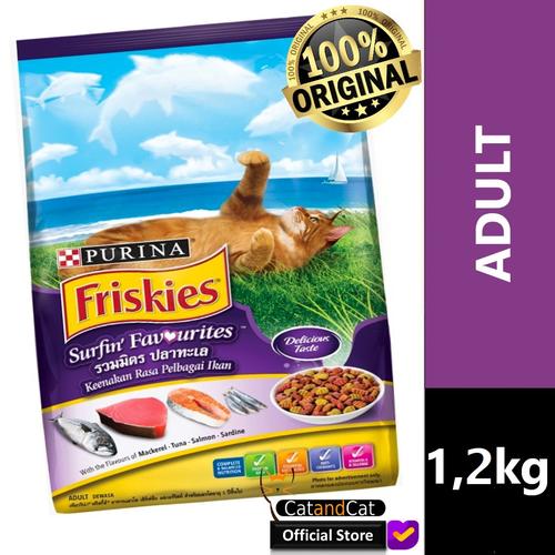 Foto Produk PURINA Friskies Friskies Surfin Favourites Ukuran 1,2kg dari catandcat