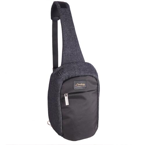 Foto Produk Lomberg Hazel Shoulder Black - Tas Punggung Denim - Hitam dari Lomberg Bags