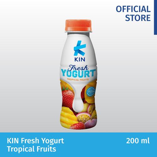 Gambar KIN FRESH YOGURT TROPICAL FRUITS 200 ML dari Kindairy ID Jakarta Selatan Tokopedia