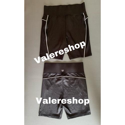 Jual Biker short black list white f21 